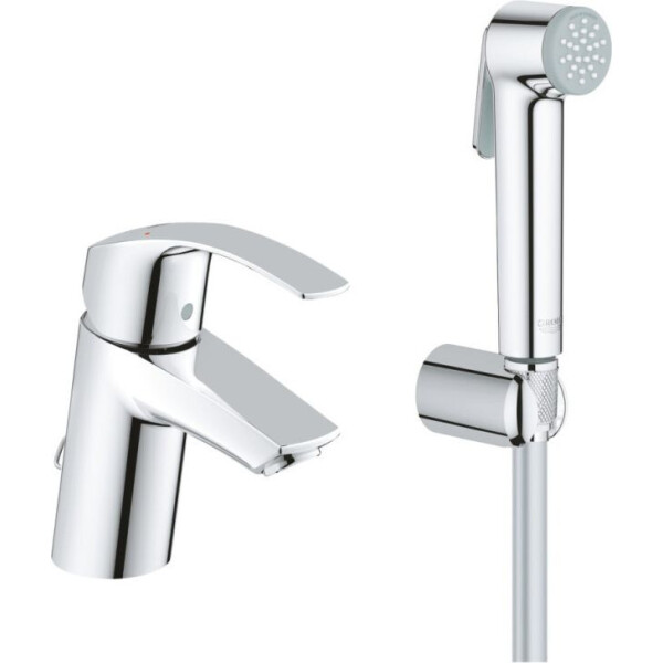 

Смеситель для умывальника от бренда Grohe , однорычажный с латунь/литой , врезной с шпилька,серий Eurosmart 23124002 , цвет-хром.