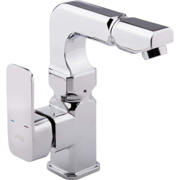 

Смеситель для умывальника от бренда Potato , однорычажный с силумина/литой , врезной , модель P1306 , цвет-хром.