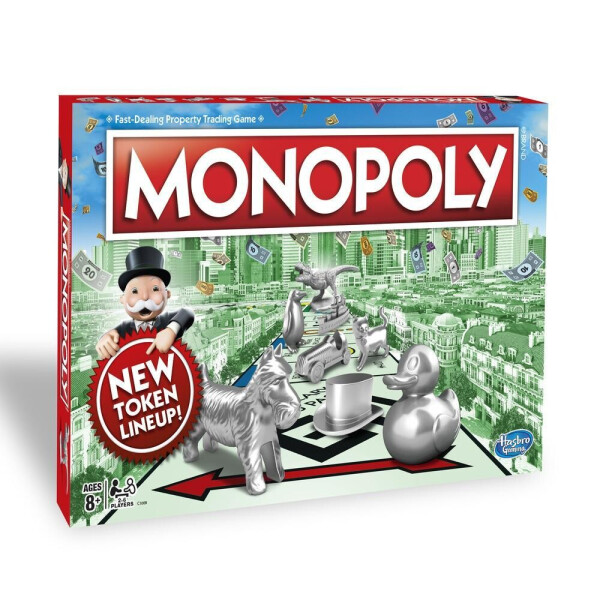 

Настольная игра Hasbro Классическая Монополия обновленная русская (2571)
