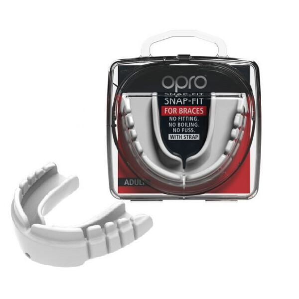 

Капа боксерская OPRO Snap-Fit FOR BRACES White (2992)