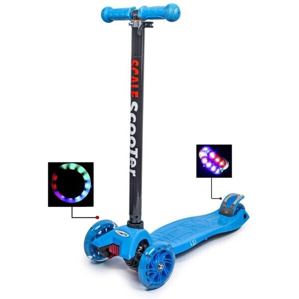 

Трехколесный детский самокат Best Scooter MAXI Синий (sc117)
