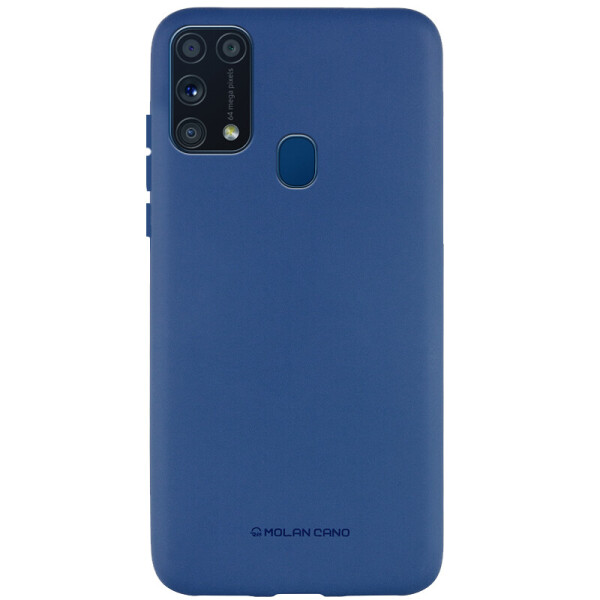 

Противоударный Защитный Термополиуретановый Чехол - Накладка Molan Cano Smooth для Samsung Galaxy M31 Ультратонкий / Матовый / Синий
