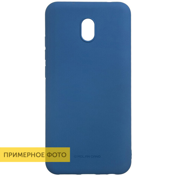 

Противоударный Защитный Термополиуретановый Чехол - Накладка Molan Cano Smooth для Realme 6 Ультратонкий / Матовый / Синий