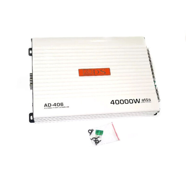 

Усилитель звука автомобильный AMP AD 406 40000w