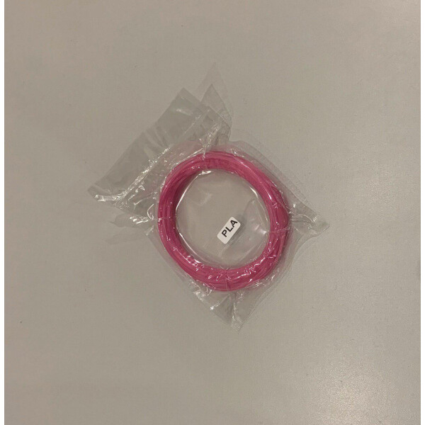 

Пластиковые нити PLA для 3D ручек 10 метров Pink
