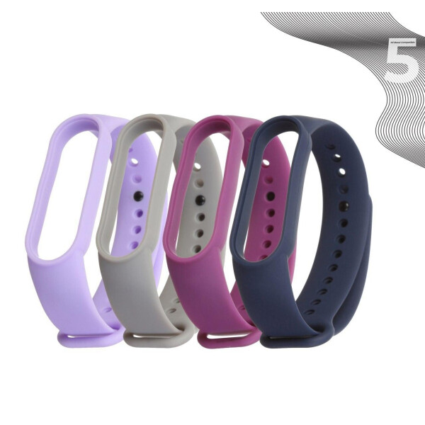 

Комплект ремешков Armorstandart для Xiaomi Mi Band 5 Grape Sparkle (ARM57045)