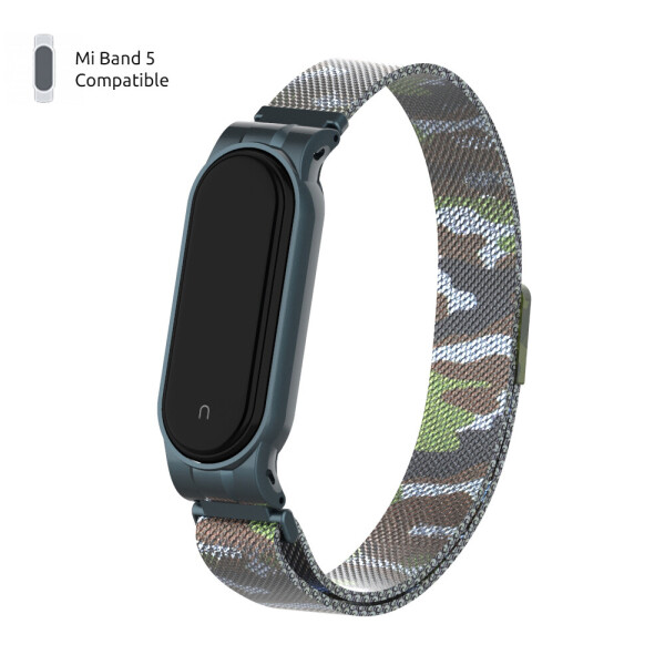 

Ремешок Armorstandart Milanese Magnetic Band для Xiaomi Mi Band 5 Khaki Green (ARM56855)