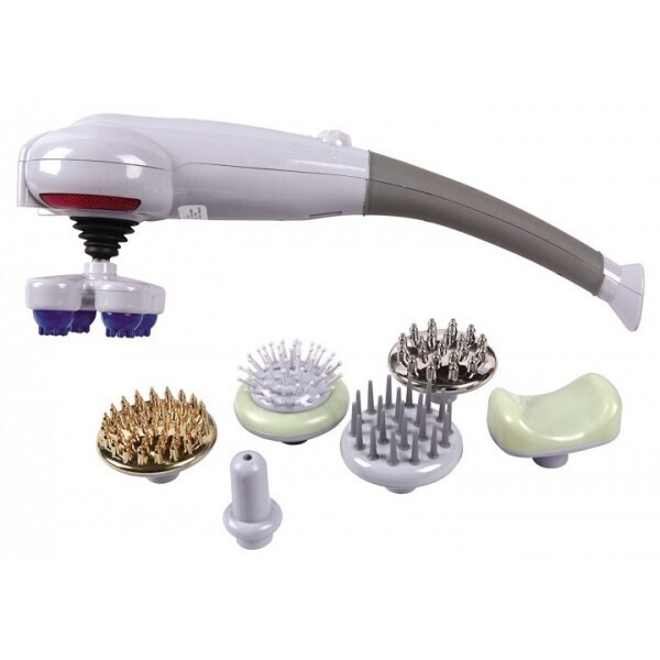

Ручной вибрационный для тела Magic Massager 8 в 1 с инфракрасным излучением