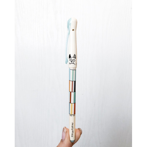 

Ручка Emoji Cat стираемые гелевые чернила Черные 0,5 мм Разноцветная