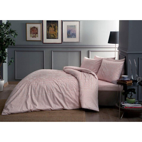 

Двуспальный евро комплект ТАС Fabian Pink Сатин