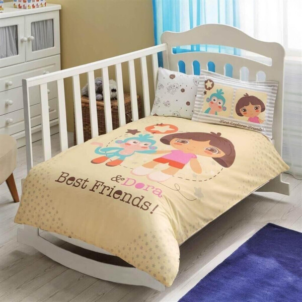 

Комплект постельного белья в кроватку TAC Dora Best Friends Baby Ранфорс