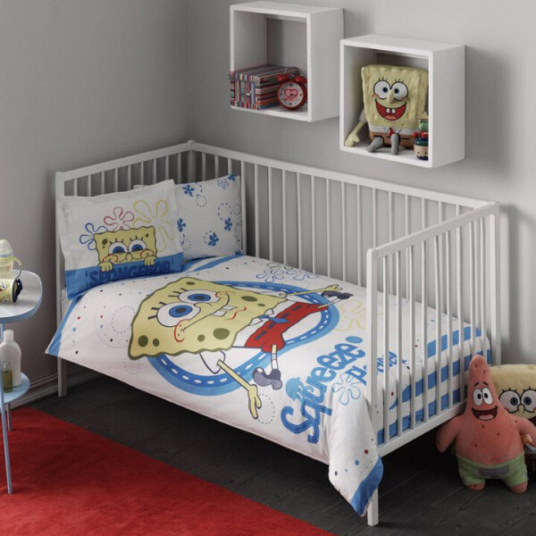 

Комплект постельного белья в кроватку TAC Sponge Bob Baby Ранфорс