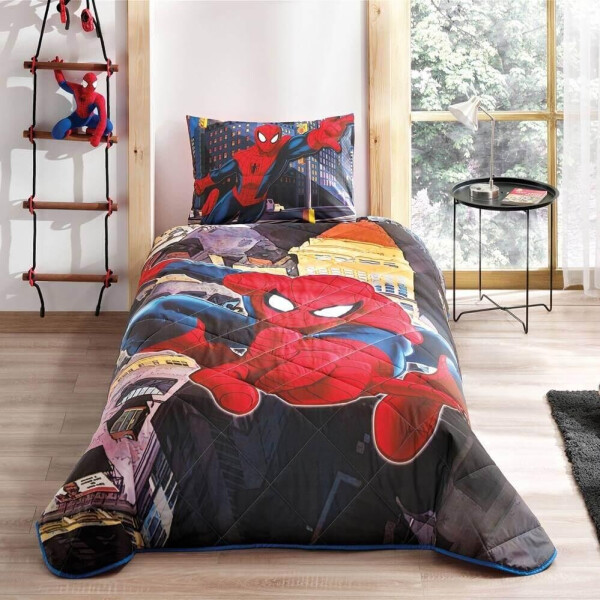 

Стеганное покрывало TAC Disney Spiderman In City 160*220см + наволочка