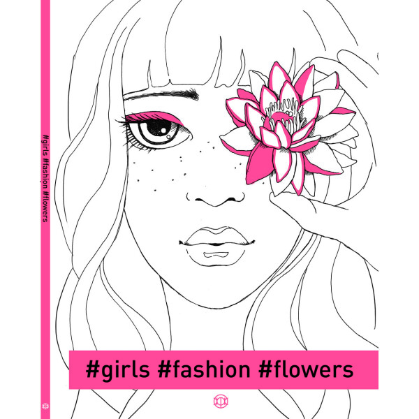 

Фэшн-раскраска # girls # fashion # flowers