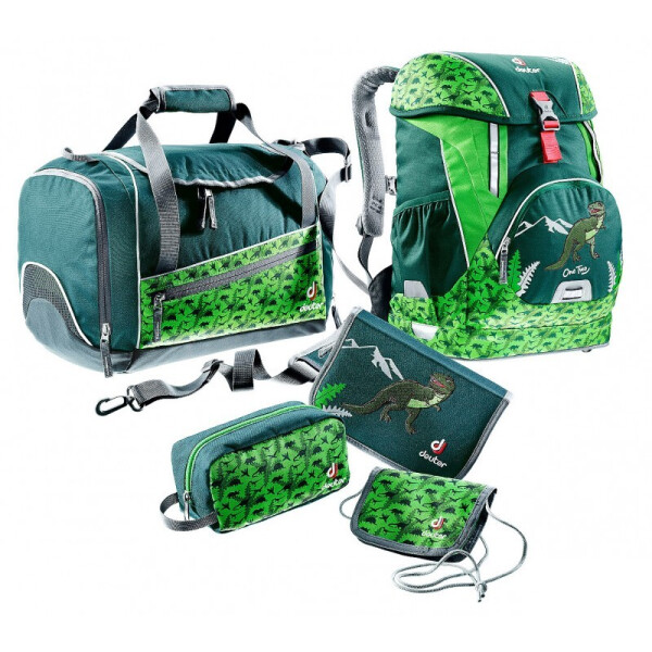 

Школьный набор Deuter OneTwoSet - Hopper цвет 2018 forest dinio (3880117 2018)