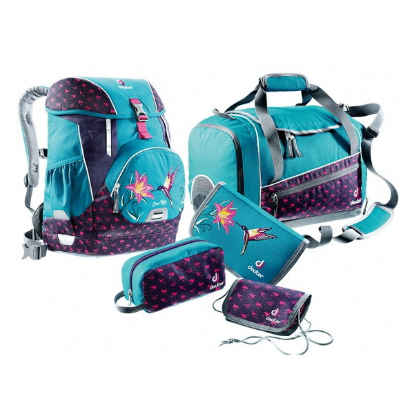 

Школьный набор Deuter OneTwoSet - Hopper цвет 3044 petrol bird (3880117 3044)