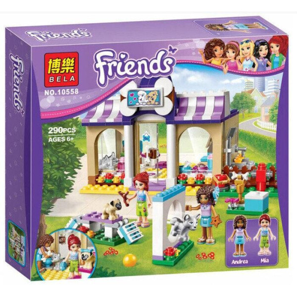 

Конструктор Bela Friends 10558 Детский сад для щенков 290 деталей