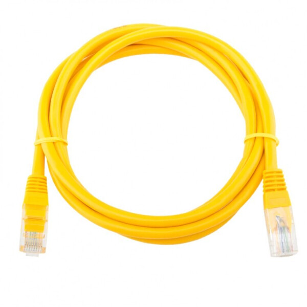 

Патч корд (patch cord) желтый 3 метра, кат 5Е, UTP, ISO|TIA, 12 штук