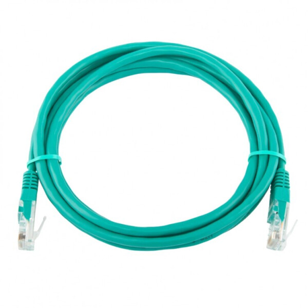 

Патч корд (patch cord) зеленый 0.5 метра, кат 5Е, UTP, ISO|TIA, 12 штук