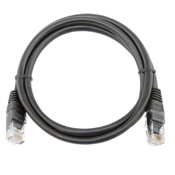 

Патч корд (patch cord) черный 0.5 метра, кат 5Е, UTP, ISO|TIA, 12 штук