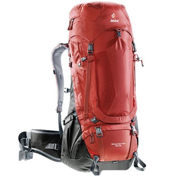 

Рюкзак Deuter Aircontact PRO 60+15 цвет 5280 lava-anthracite (3330117 5280)