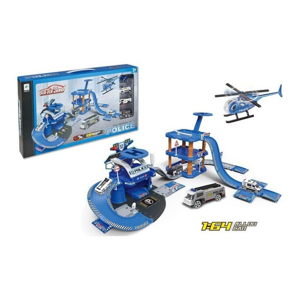 

Игровой набор Six-six-zero GARAGE POLICE CENTRE Парковка Полицейский участок 74 x 48 x 27 см (660а-95)