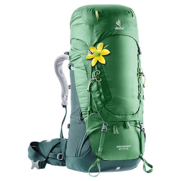 

Рюкзак Deuter Aircontact 60 + 10 SL цвет 2238 leaf-forest (3320419 2238)