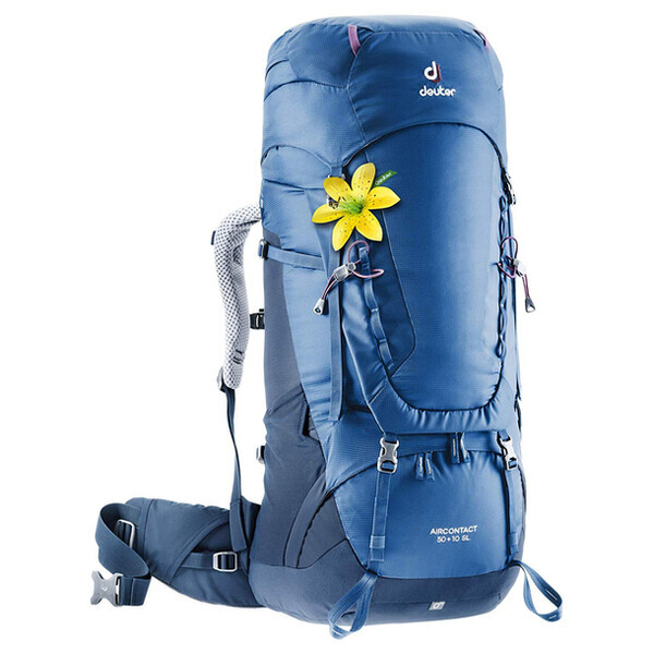 

Рюкзак Deuter Aircontact 50 + 10 SL цвет 3399 steel-midnight (3320219 3399)