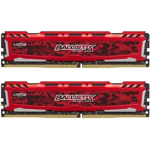 

Crucial 8 GB (2x4GB) DDR4 2666 MHz Ballistix Sport (BLS2K4G4D26BFSE)