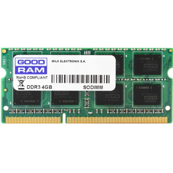 

Оперативная память GOODRAM 4 GB SO-DIMM DDR3 1600 MHz (GR1600S364L11/4G)