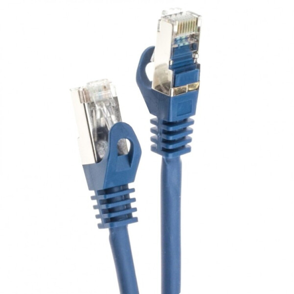 

Патч-корд S/FTP cat.6A, 0.5 метра, синий