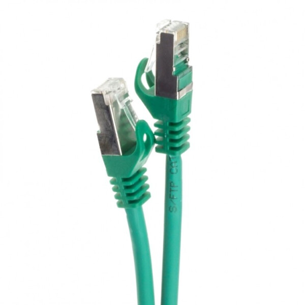 

Патч-корд S/FTP cat.6A, 1 метр, зеленый