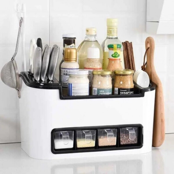 

Органайзер для кухонных принадлежностей, соусов и специй Clean Kitchen Necessities-Bos 4 отделения