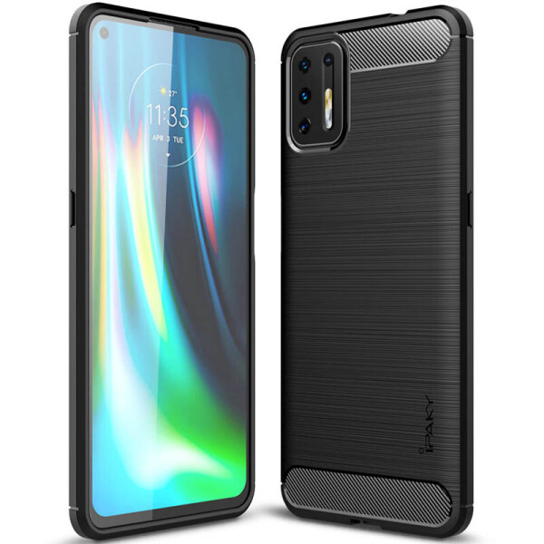 

TPU чехол iPaky Slim Series для Motorola Moto G9 Plus (Черный) (1068866)