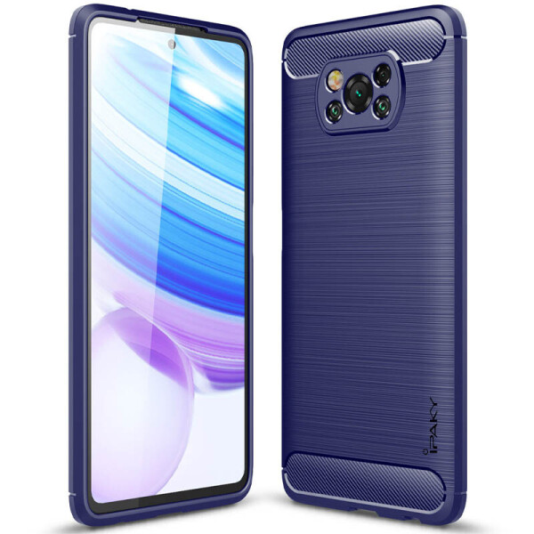 

TPU чехол iPaky Slim Series для Xiaomi Poco X3 NFC (Синий) (1068885)