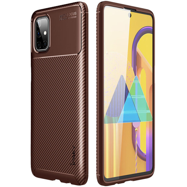

TPU чехол iPaky Kaisy Series для Samsung Galaxy M51 (Коричневый) (1068836)