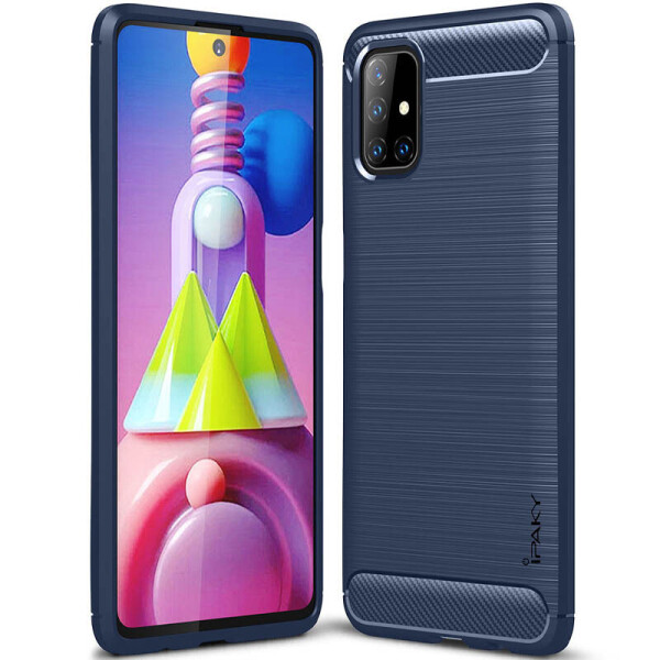 

TPU чехол iPaky Slim Series для Samsung Galaxy M51 (Синий) (1068869)