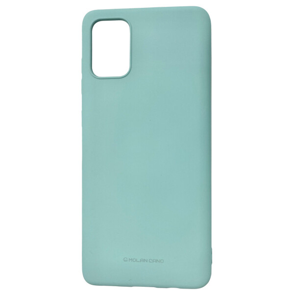 

Чехол-накладка Silicone Hana Molan Cano для Samsung A71 (2020) (mint)