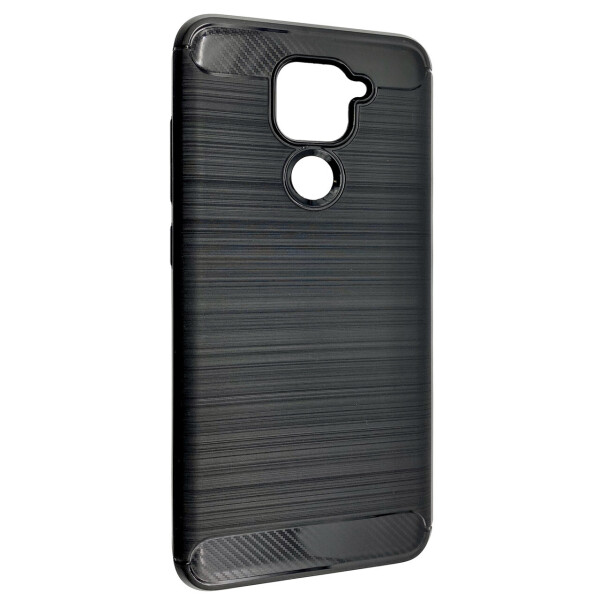 

Чехол-накладка DK Silicone Carbon Steel для Xiaomi Redmi Note 9 (black)