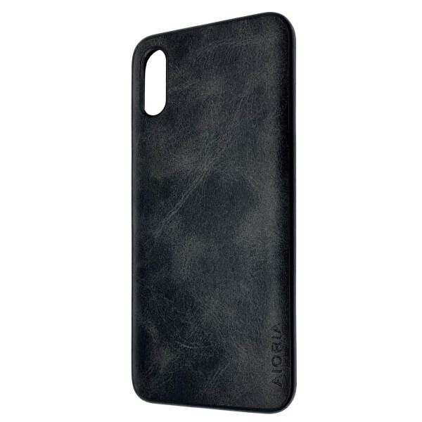 

Чехол-накладка DK Silicone Form Leather Aioria для Xiaomi Redmi 9A (black)