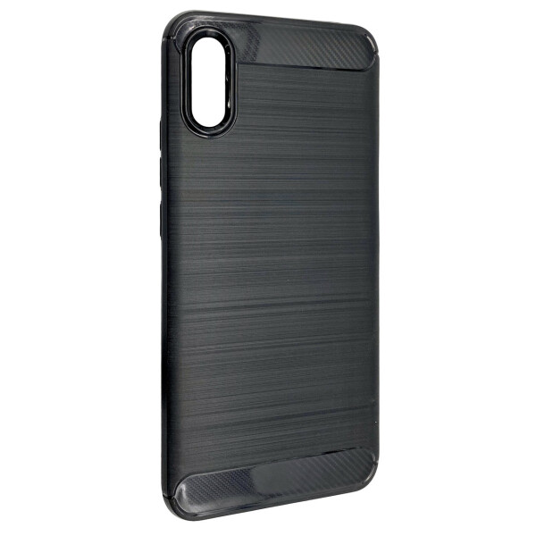 

Чехол-накладка DK Silicone Carbon Steel для Xiaomi Redmi 9A (black)