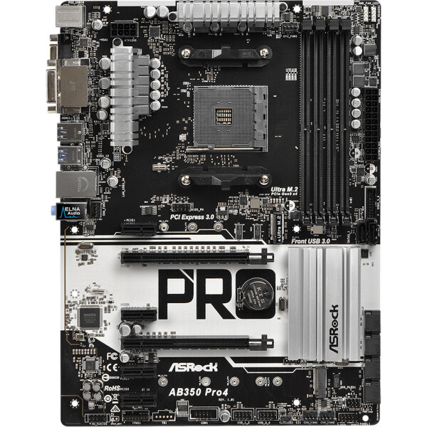 

ASRock AB350 Pro4 Socket AM4