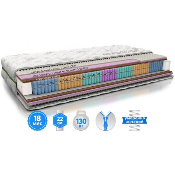 

Матрас EMM Evolution Sensitiv 120x200 см (2006221202009)
