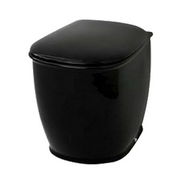 

Напольный унитаз ArtCeram Azuley, glossy black (AZV0020300)