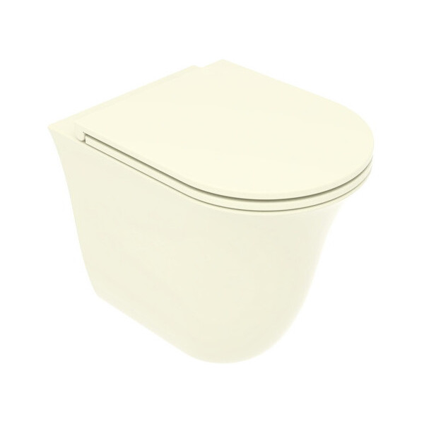 

Унитаз напольный GSG Flut 52,5 см Smart Clean matt Pergamon (FLWC01015)