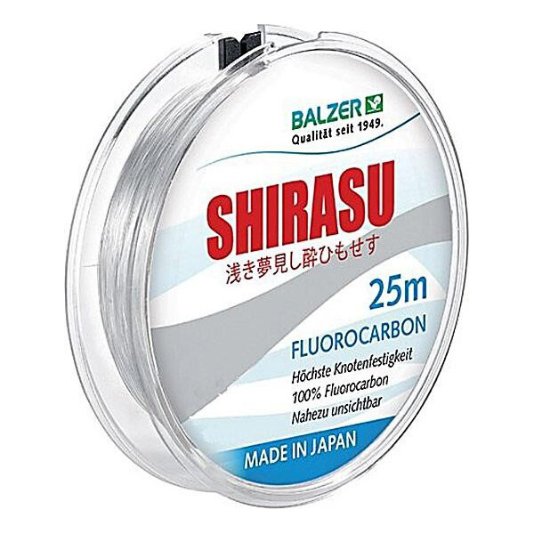 

Леска Balzer Shirasu Fluorocarbon 0.18мм. 25м. Made in Japan (12092 018)