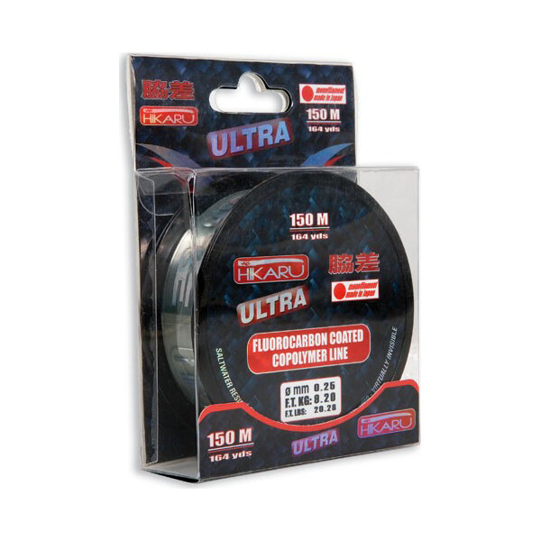 

Леска Lineaeffe Hikaru Ultra Fluorocarbon Coating 150м 0.35мм FishTest 15.8кг Made in Japan (3400035)
