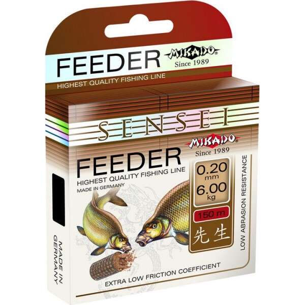 

Леска Mikado Sensei Feeder 150м 0,26мм 8,9кг (черный) (ZSF-026)