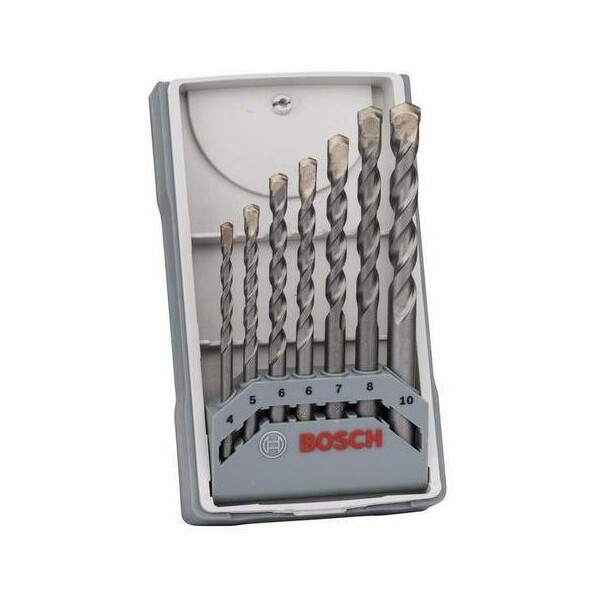 

Набор сверл Bosch X-Pro CYL-3 Silver Perc 7 шт. 2607017082