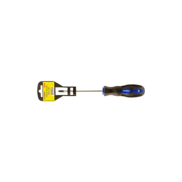 

Отвертка крестовая SL6 * 100 мм. Рабочая часть из хром-ванадиевой стали. HTools, 39K261